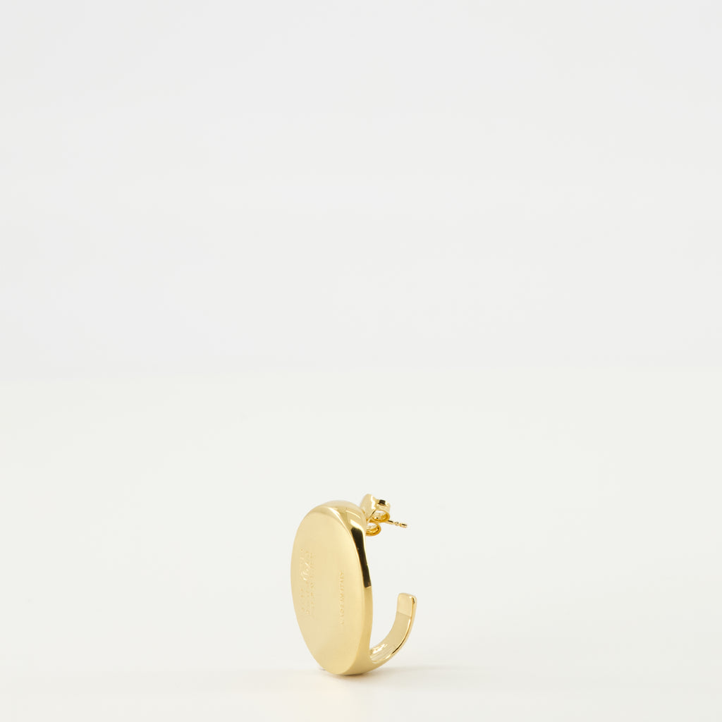 Mm6ブランドの女性用オーバルイヤリングのアイテム画像 - 2025秋冬シーズン - 詳細ビュー2