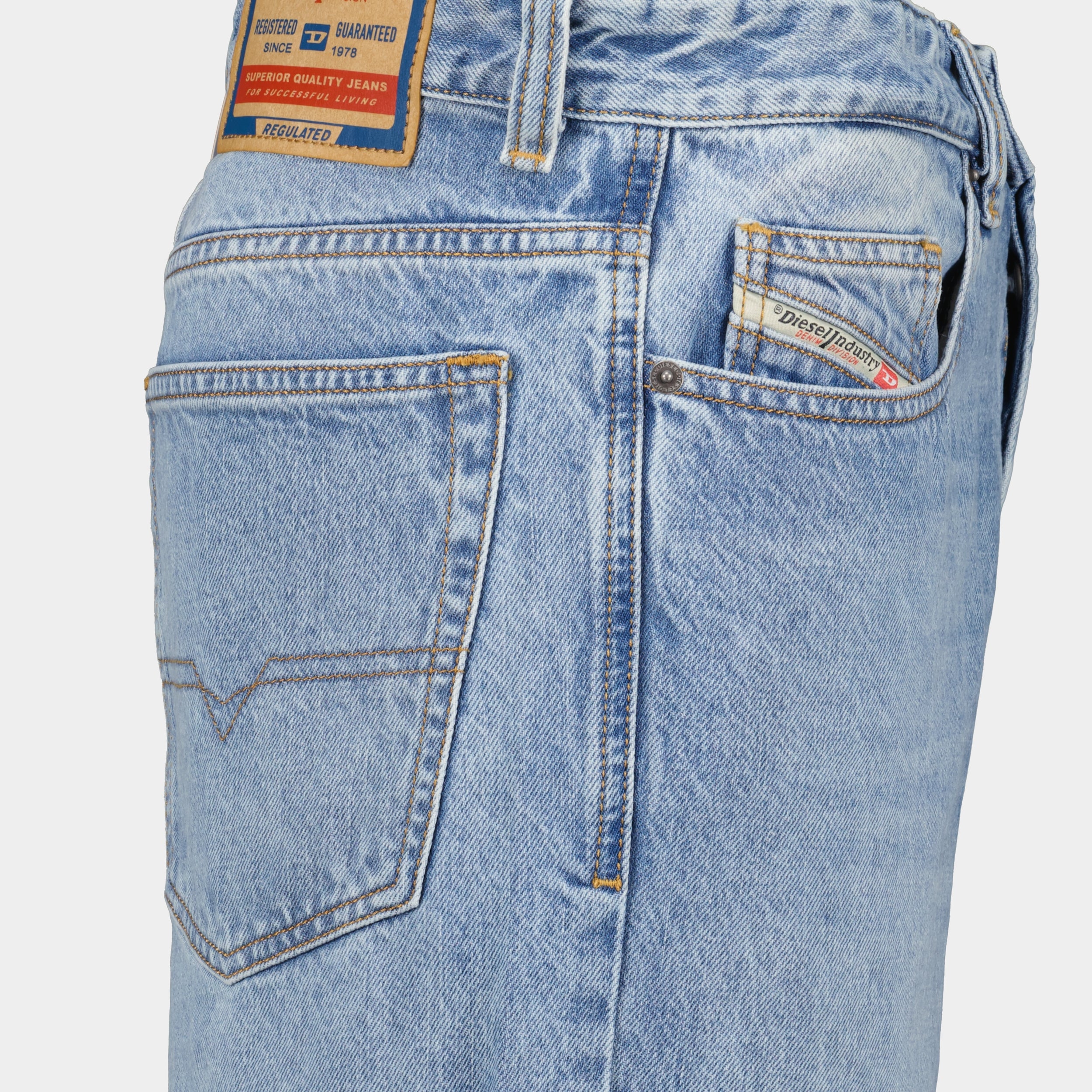 Hosen 2001 D-Macro Hellblaue Jeans Diesel Blau Herren