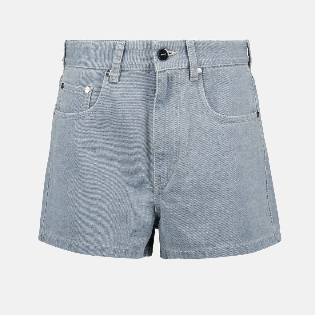 Shorts Denim Shorts Fendi Blue Femme