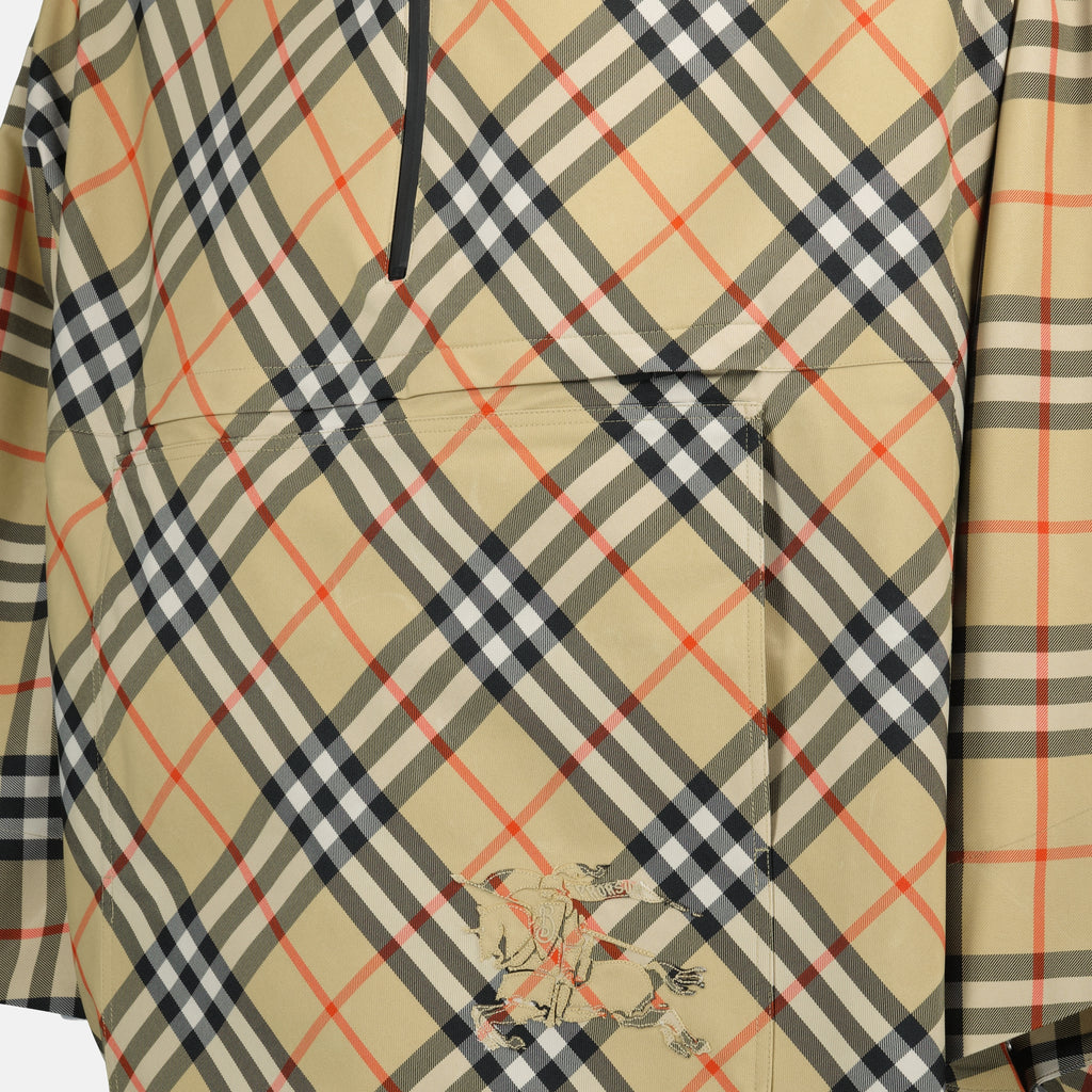 Chaquetas Capa de Cuadros Beige Burberry Beige Unisexo