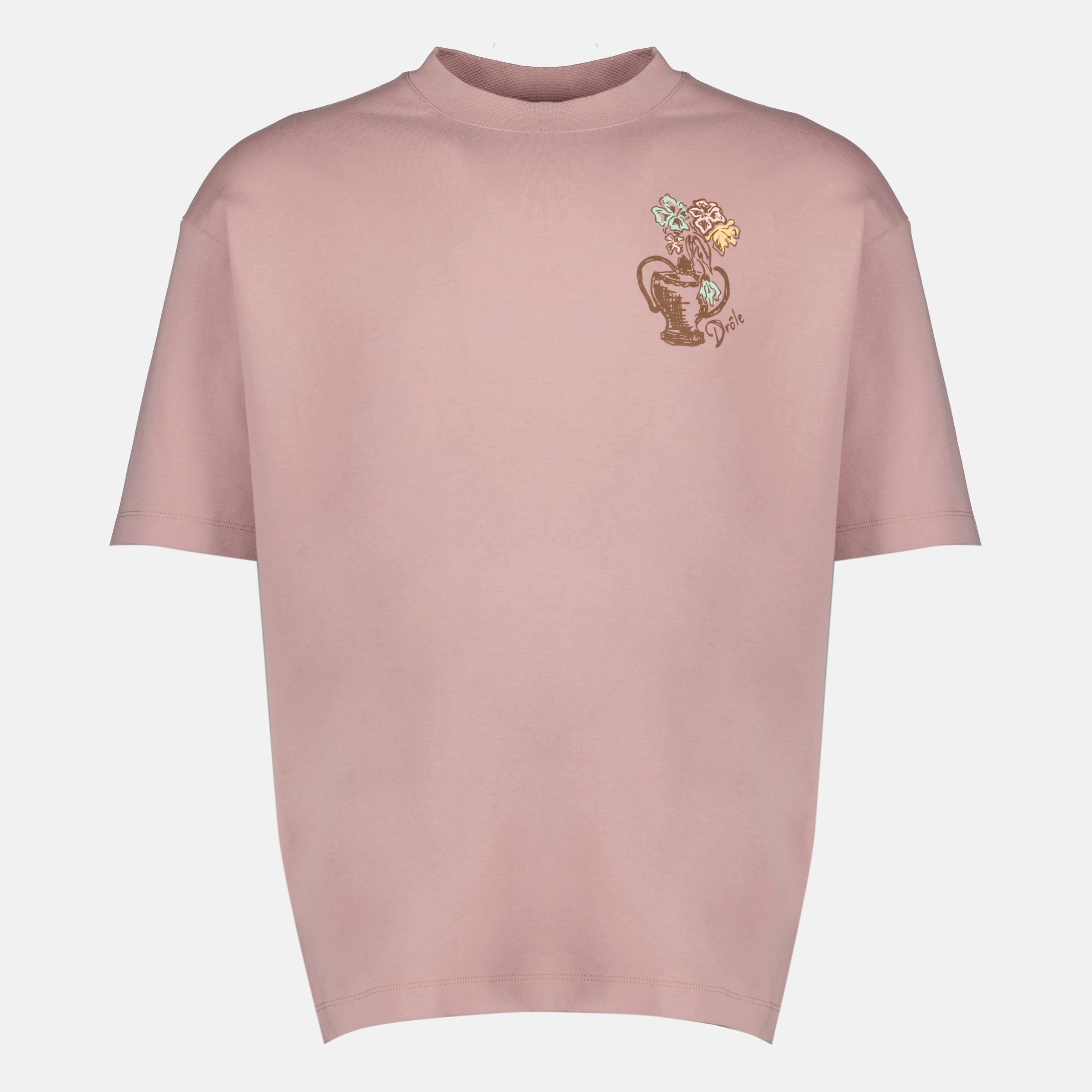 T-shirts Vase Havana Pink T-Shirt Drole De Monsieur Rose Homme