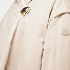 Vestes Chaqueta de plumas Chardonneret de teddy reversible 2 en 1 Moncler Beige Femme