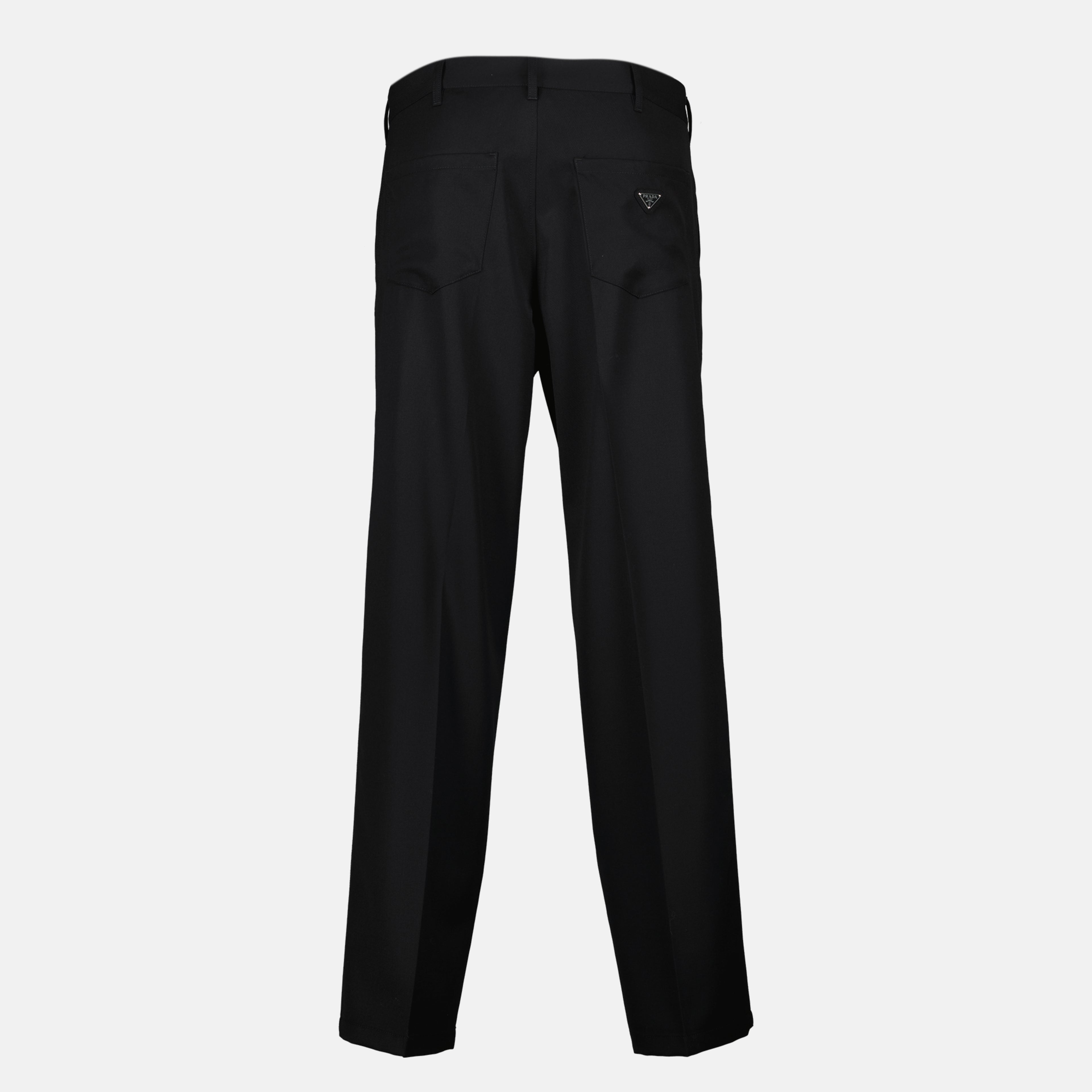 Pantalons Pantalon en laine Prada Noir Homme