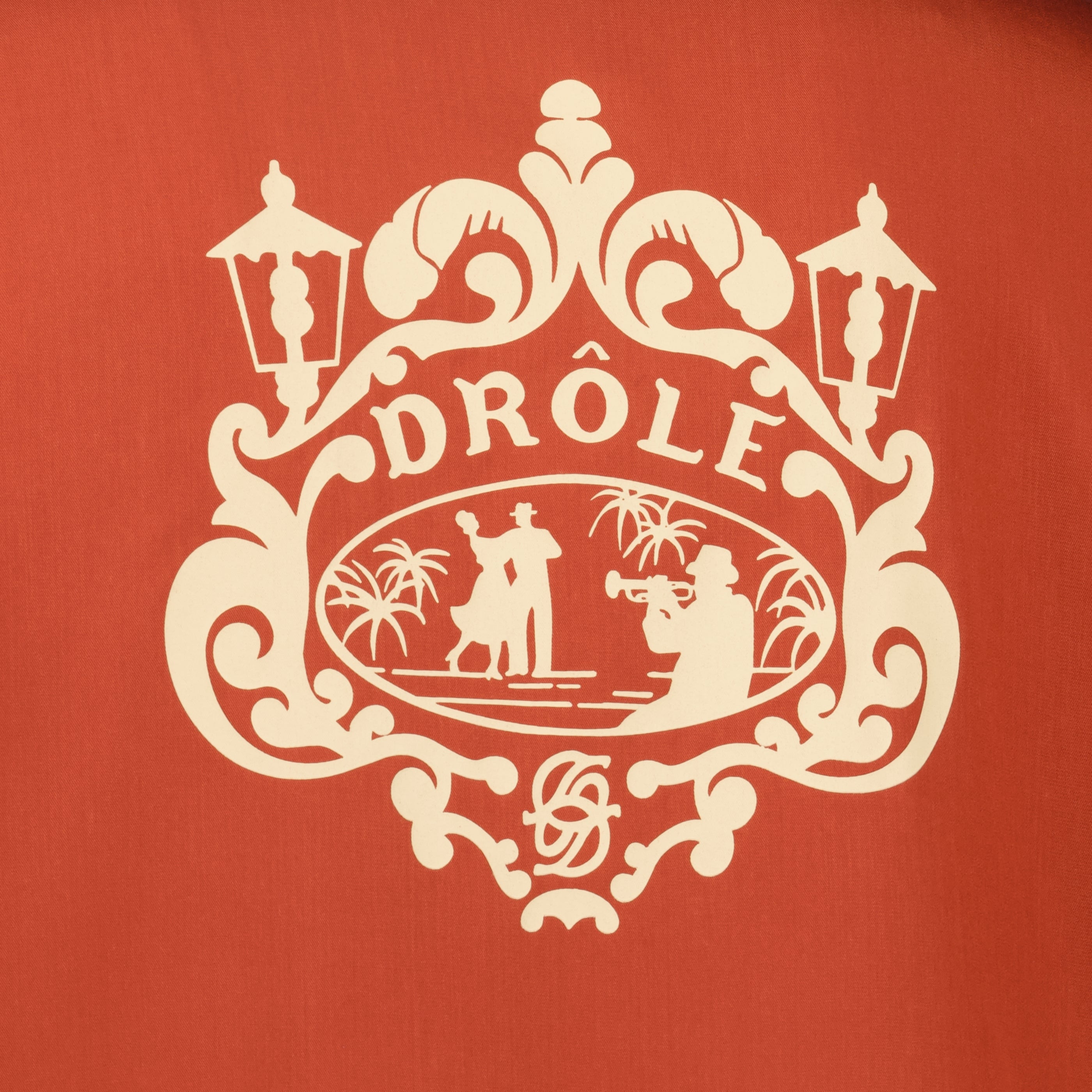 Chemises Chemise Danseurs brodée orange Drole De Monsieur Orange Homme