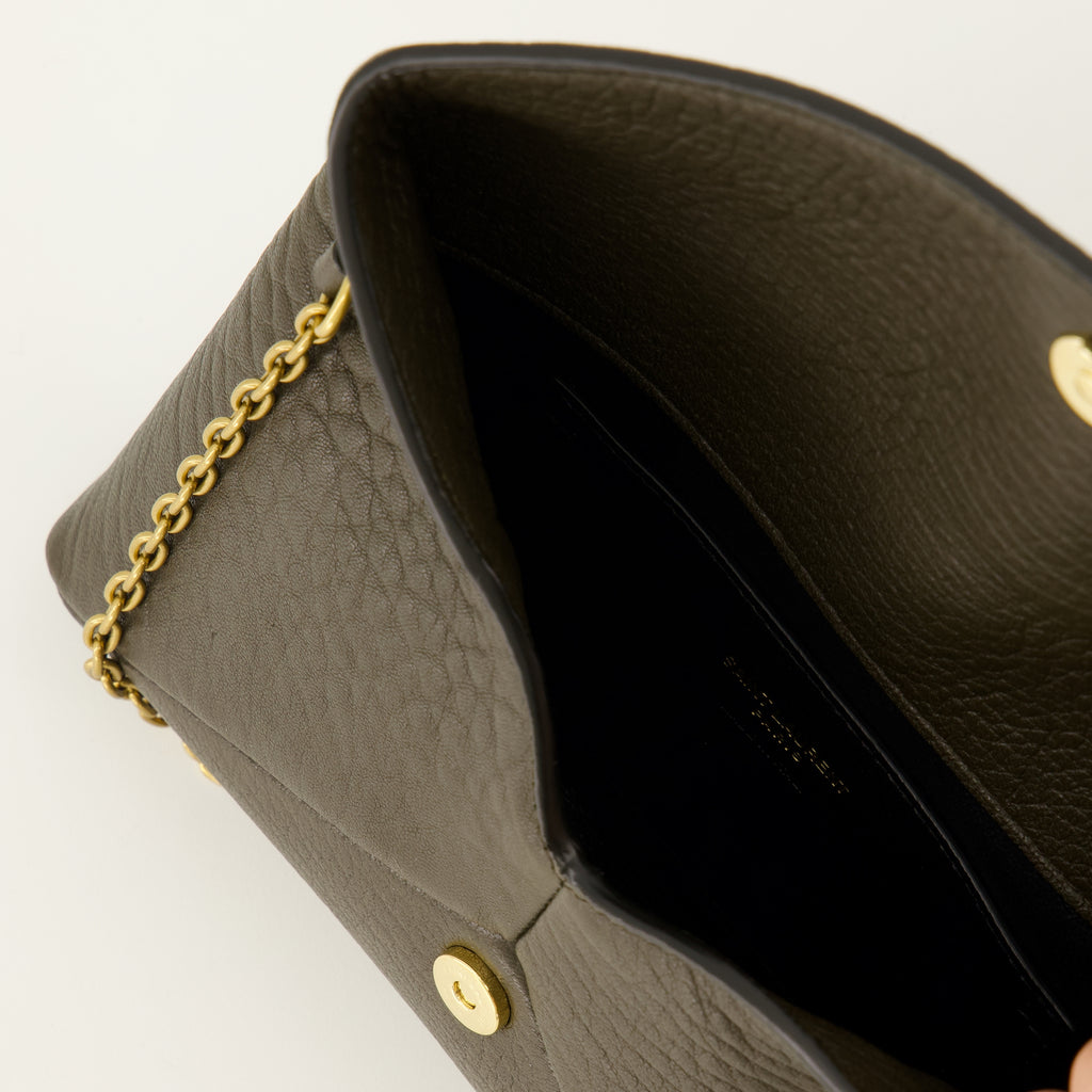 Sacs à main et épaule Piccola pochette Cassandre marrone Saint Laurent Marron Femme