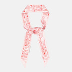 Écharpes, foulards et gants Fita de Cabeça de Seda Givenchy Stamp Givenchy Rose Femme