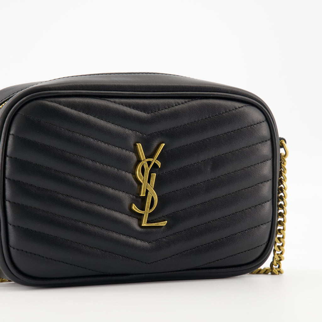 Umhängetaschen Sac Lou Saint Laurent Schwarz Femme