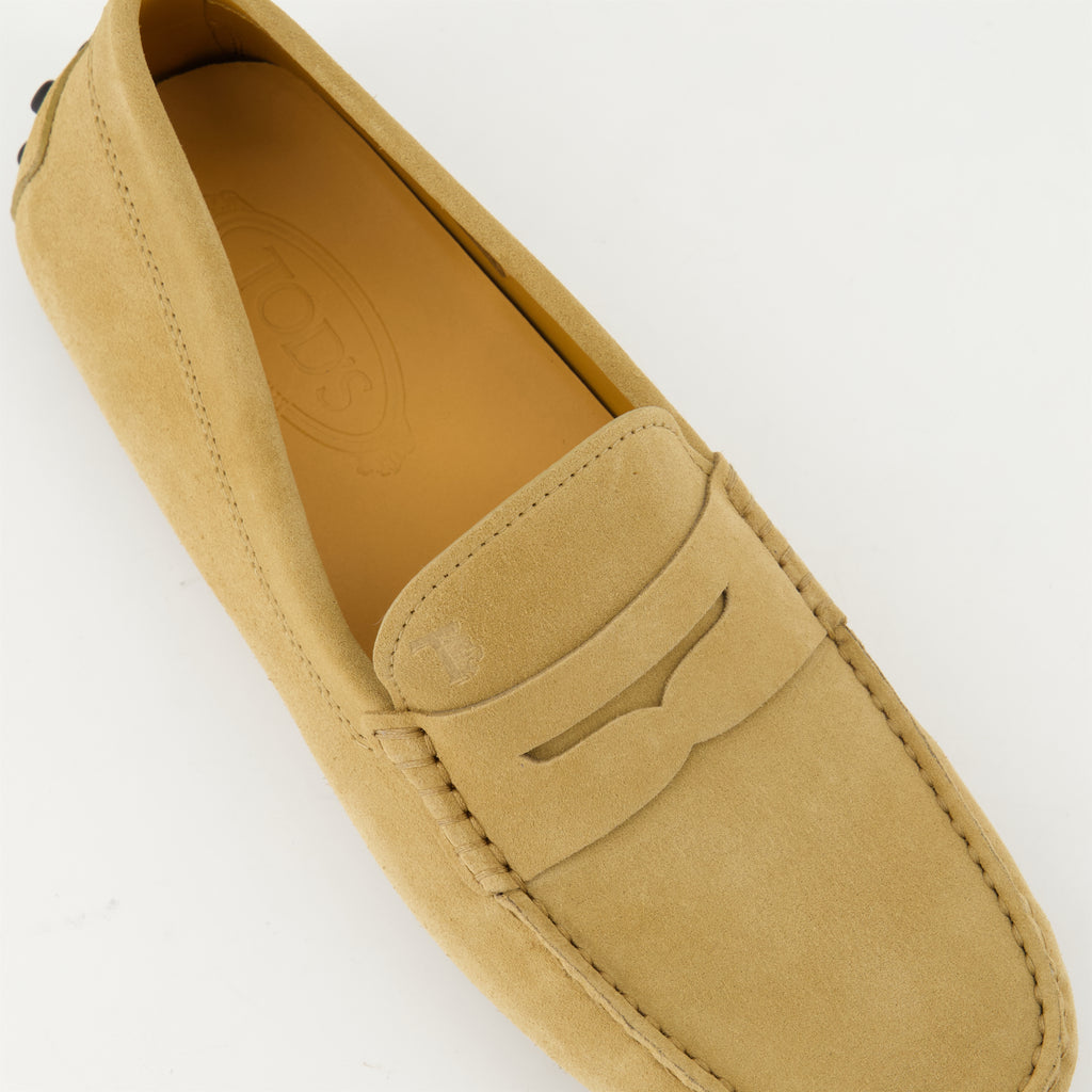 Loafers Gommino Suede Loafers Tod's Beige Homme