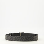 Imagen del cinturón reversible negro FF Squared de Fendi para hombre - Temporada Otoño-Invierno 2025 - Vista Detallada 3
