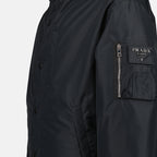 Manteaux Doudoune en Re-Nylon Prada Noir Homme