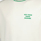 Camisetas T-shirt slogan sport Drole De Monsieur Blanco Homme