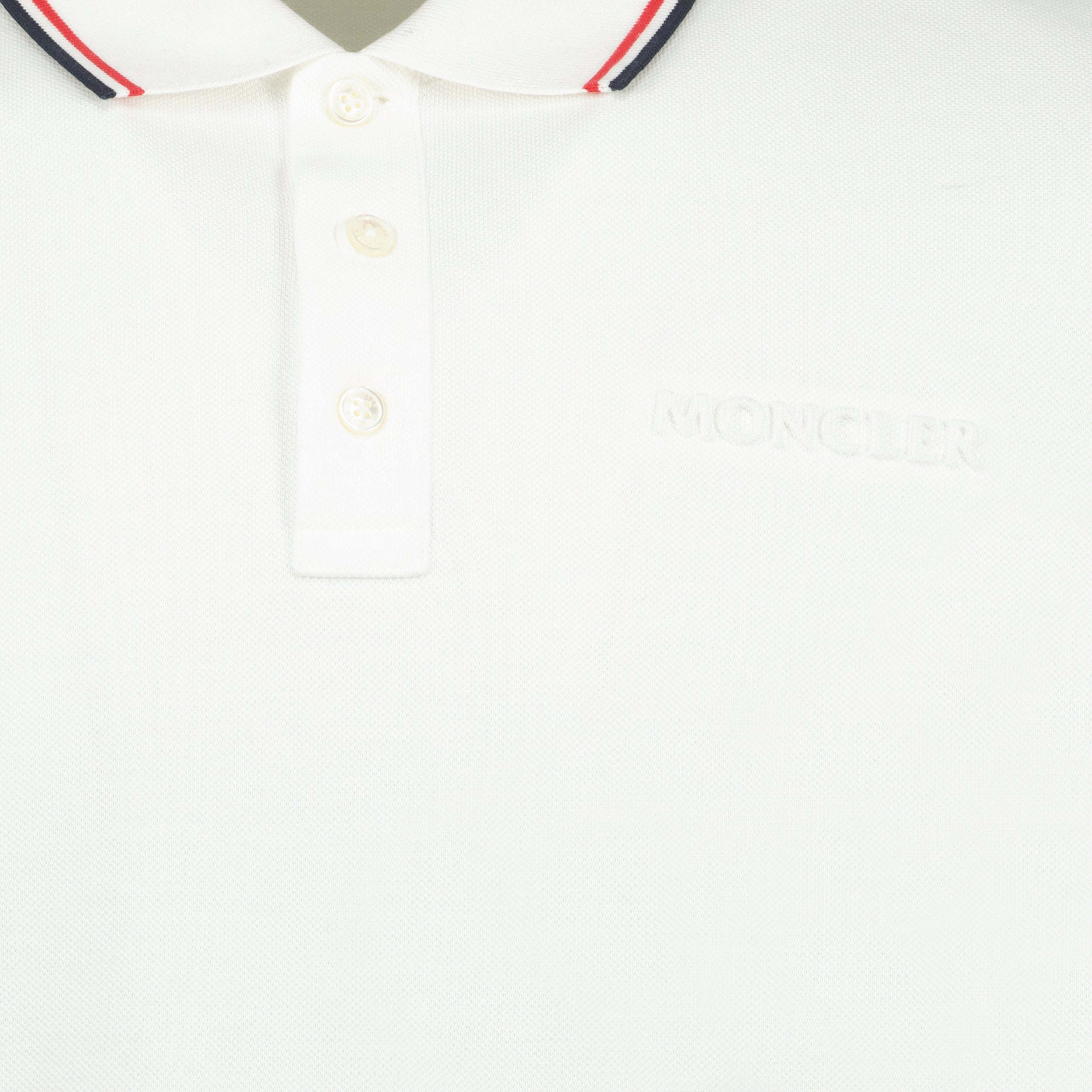 Polo shirts Polo à logo Moncler White Homme