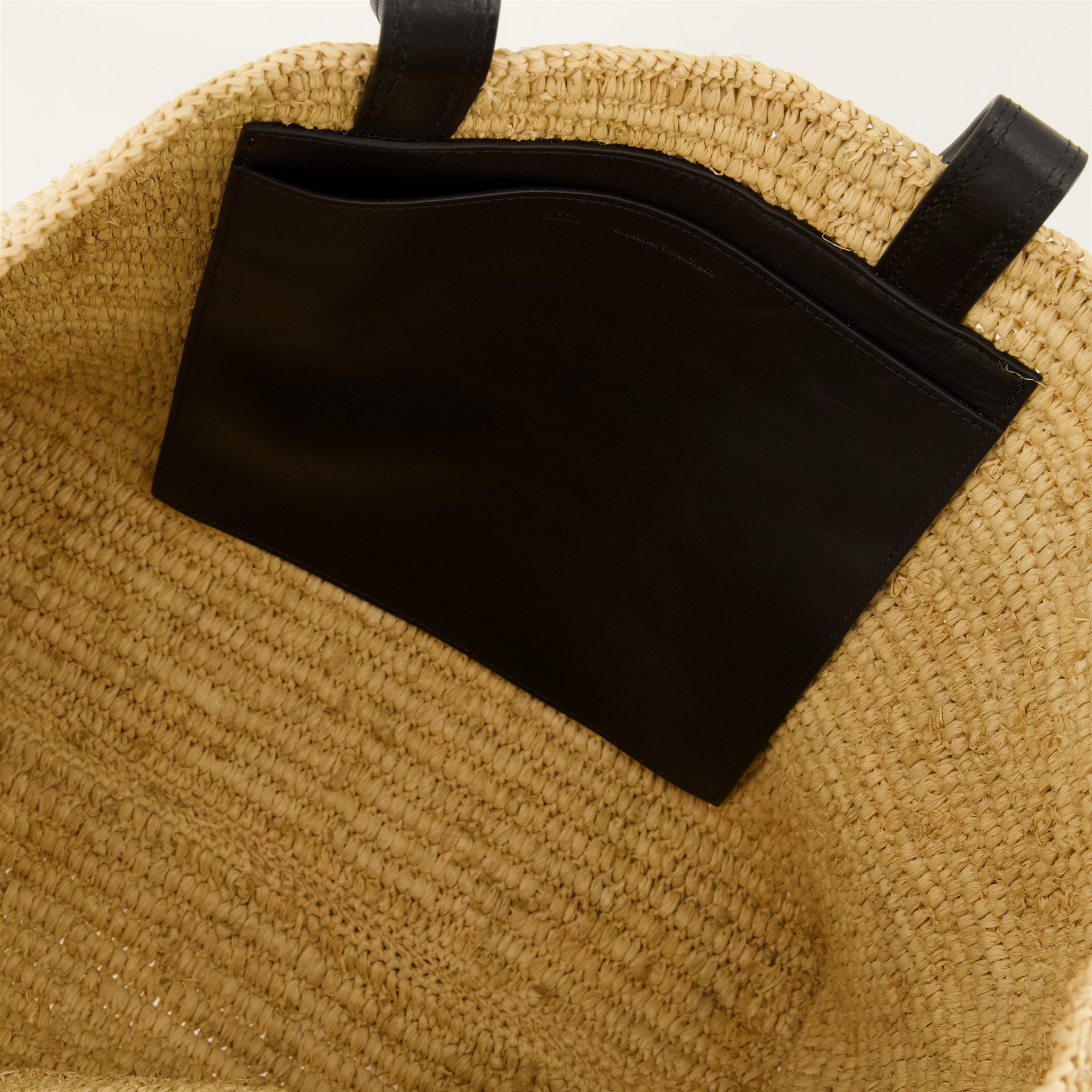 Tote bags Raffia Tote Bag Ami PARIS Beige Unisex