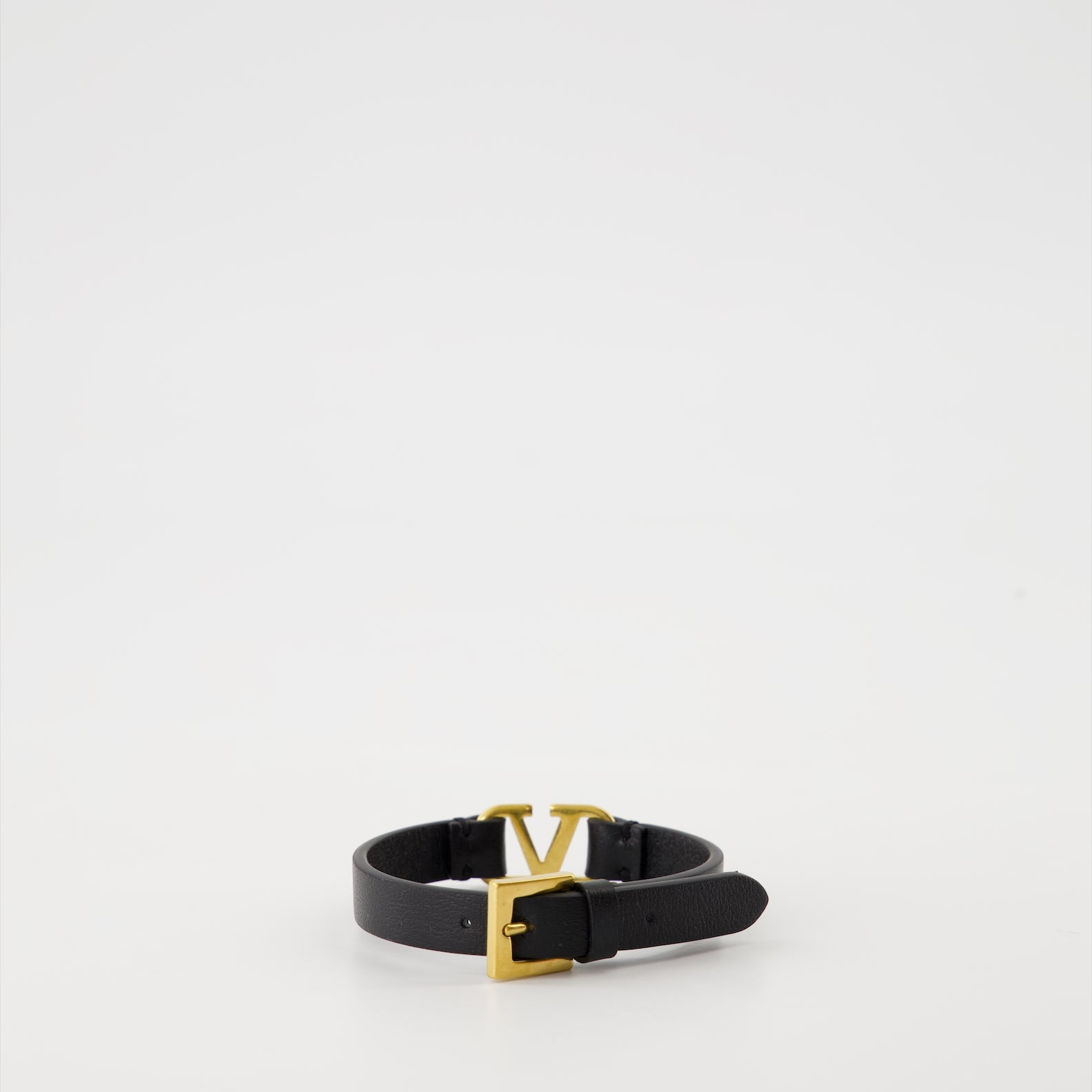 Joias Bracelet VLogo Signature Valentino Garavani Preto Homme