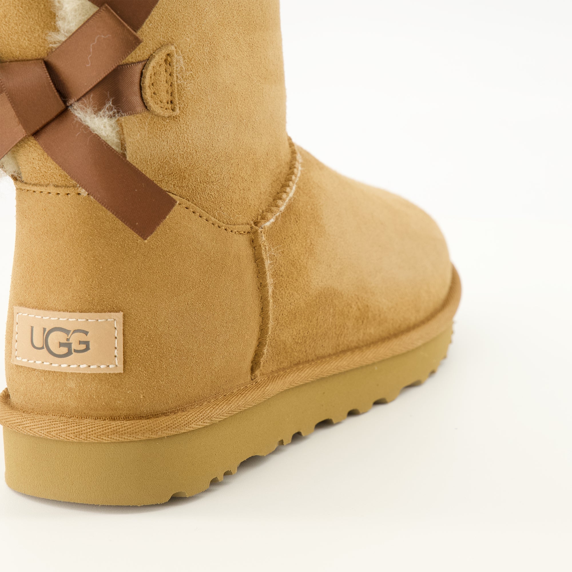 Bottes Bailey Bow II braune Stiefel Ugg Marron Femme