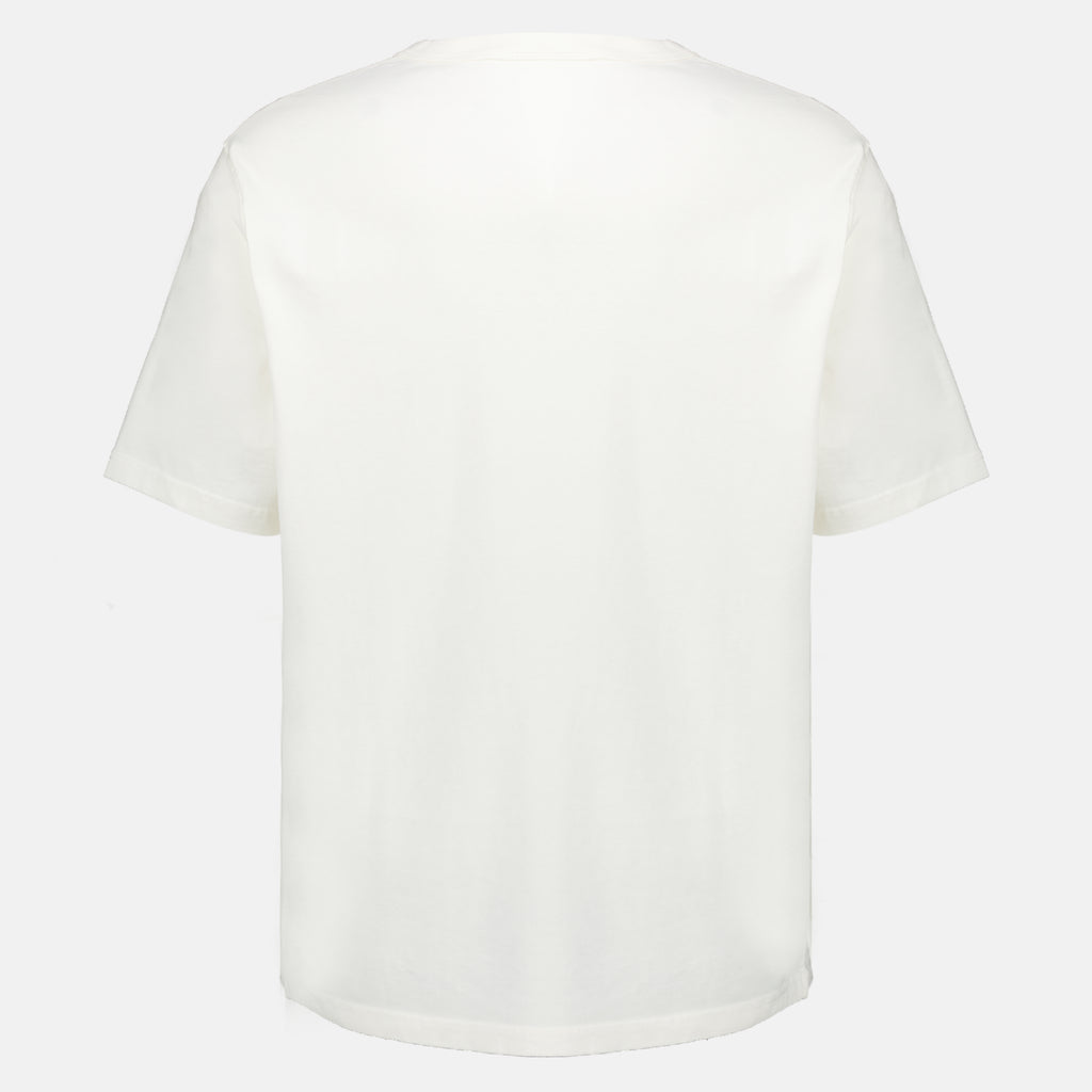 T-shirts 화이트 자수 티셔츠 Maison Kitsune Blanc Homme