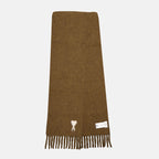 Image of the Ami Heart Scarf from the brand Ami PARIS for Unisex - Fall-Winter 2025 - Front View