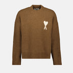 Image de l'article Pull Ami de coeur de la marque Ami PARIS pour Unisex - Saison Automne-Hiver 2025 - Vue de Face