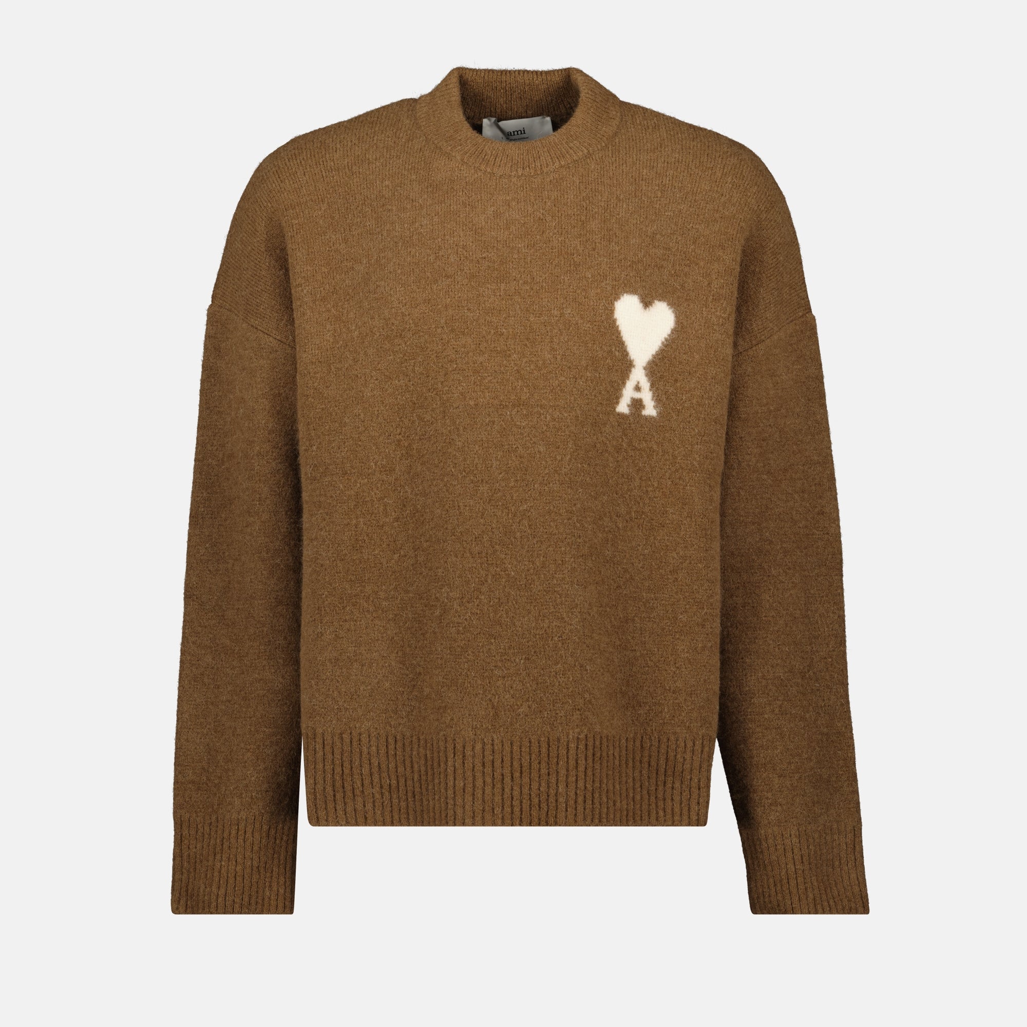 Image de l'article Pull Ami de coeur de la marque Ami PARIS pour Unisex - Saison Automne-Hiver 2025 - Vue de Face