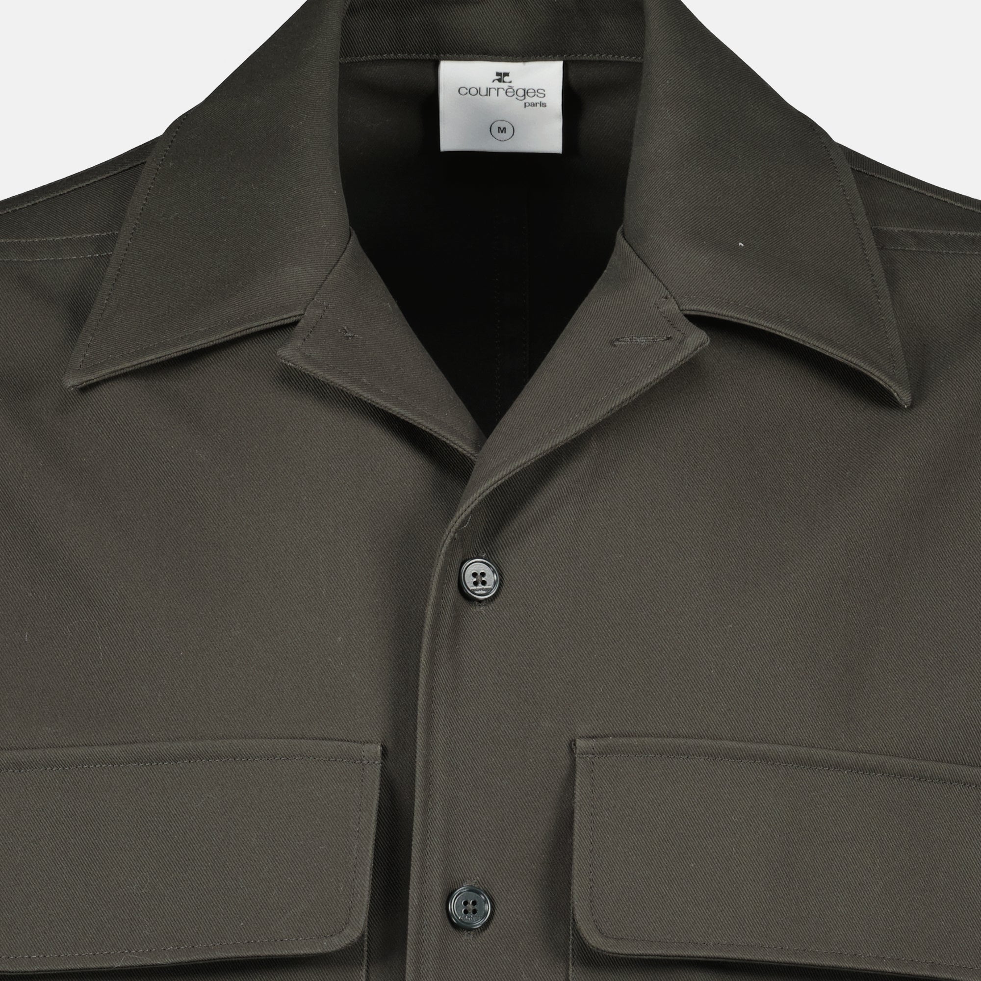 Image de l'article Chemise Skater grise de la marque Courrèges pour Homme - Saison Printemps-Été 2026 - Vue détaillée_2