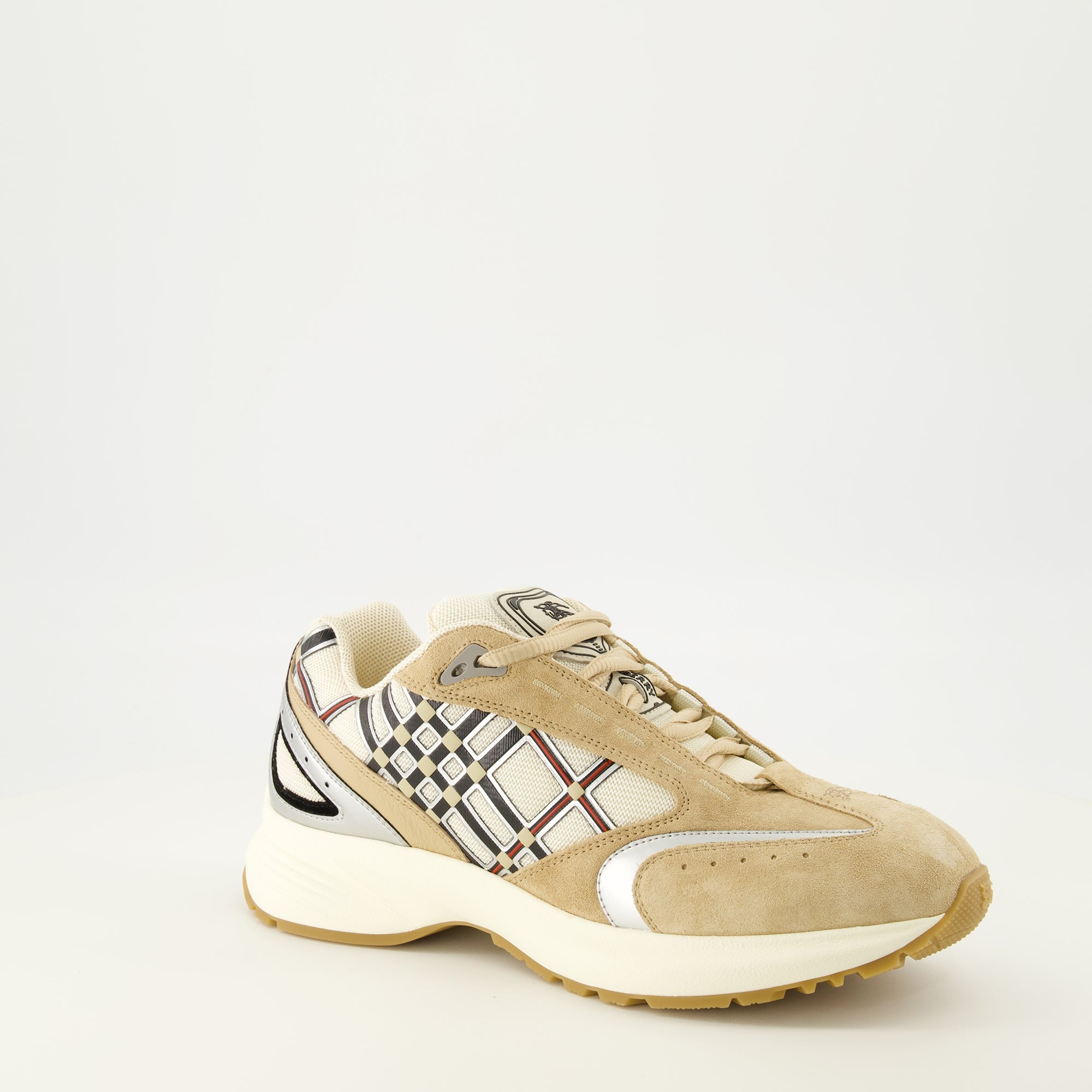 Baskets 이클립스 브라운 스니커즈 Burberry Beige Homme