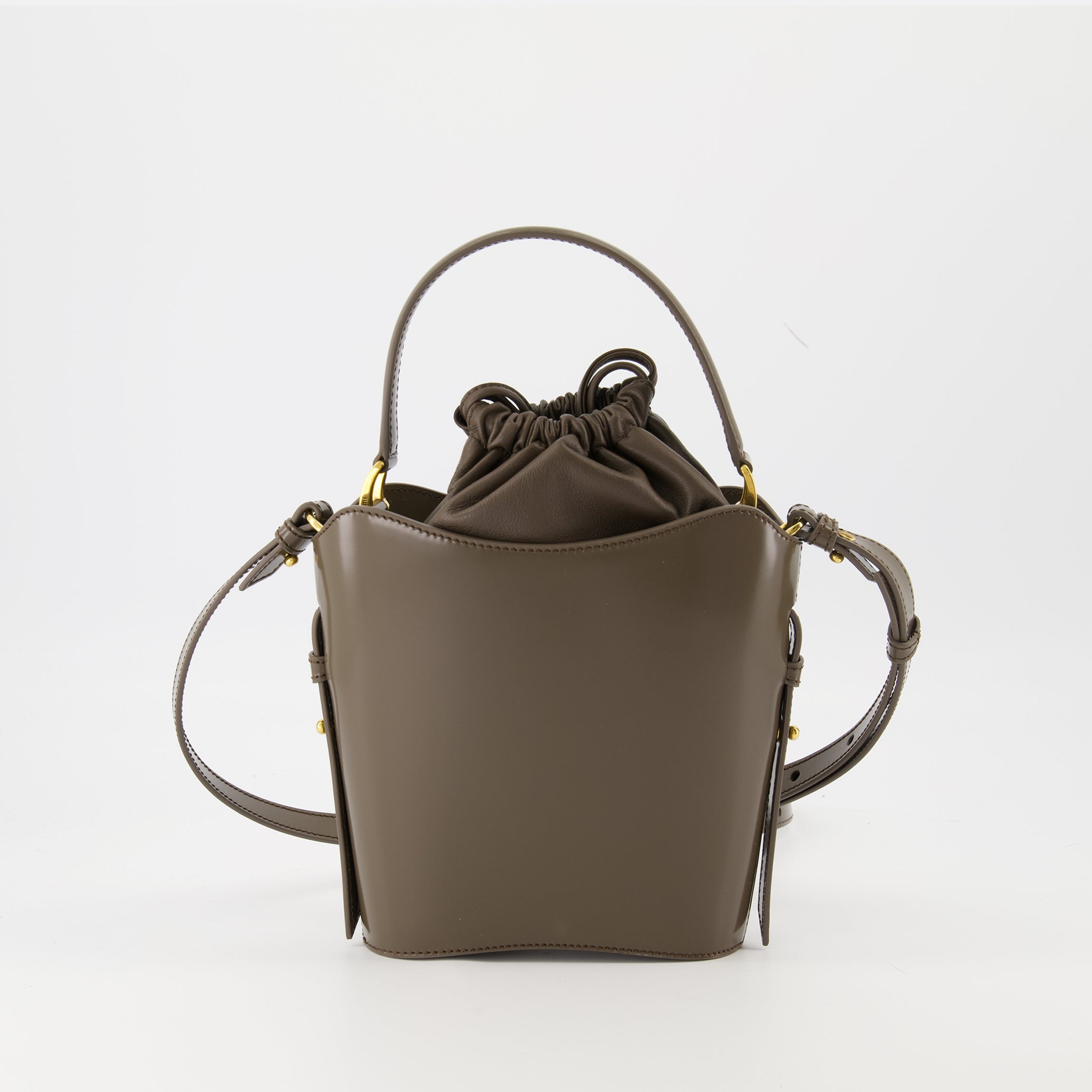 Bolsos de hombro Mini bucket bag Paris Paris Ami PARIS Marrón Unisex