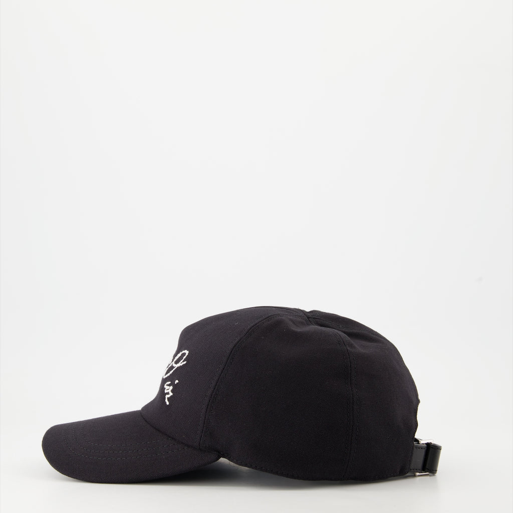 Hats, caps and beanies Casquette Dior Manuscrit Dior Black Homme