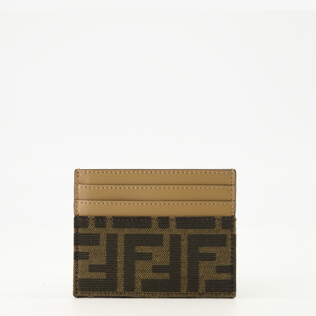 Image de l'article Porte-cartes Baguette marron de la marque Fendi pour Femme - Saison Printemps-Été 2026 - Vue de Dos