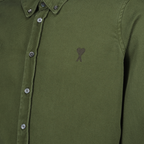 Chemises Chemise Ami de coeur Ami PARIS Kaki Unisexe