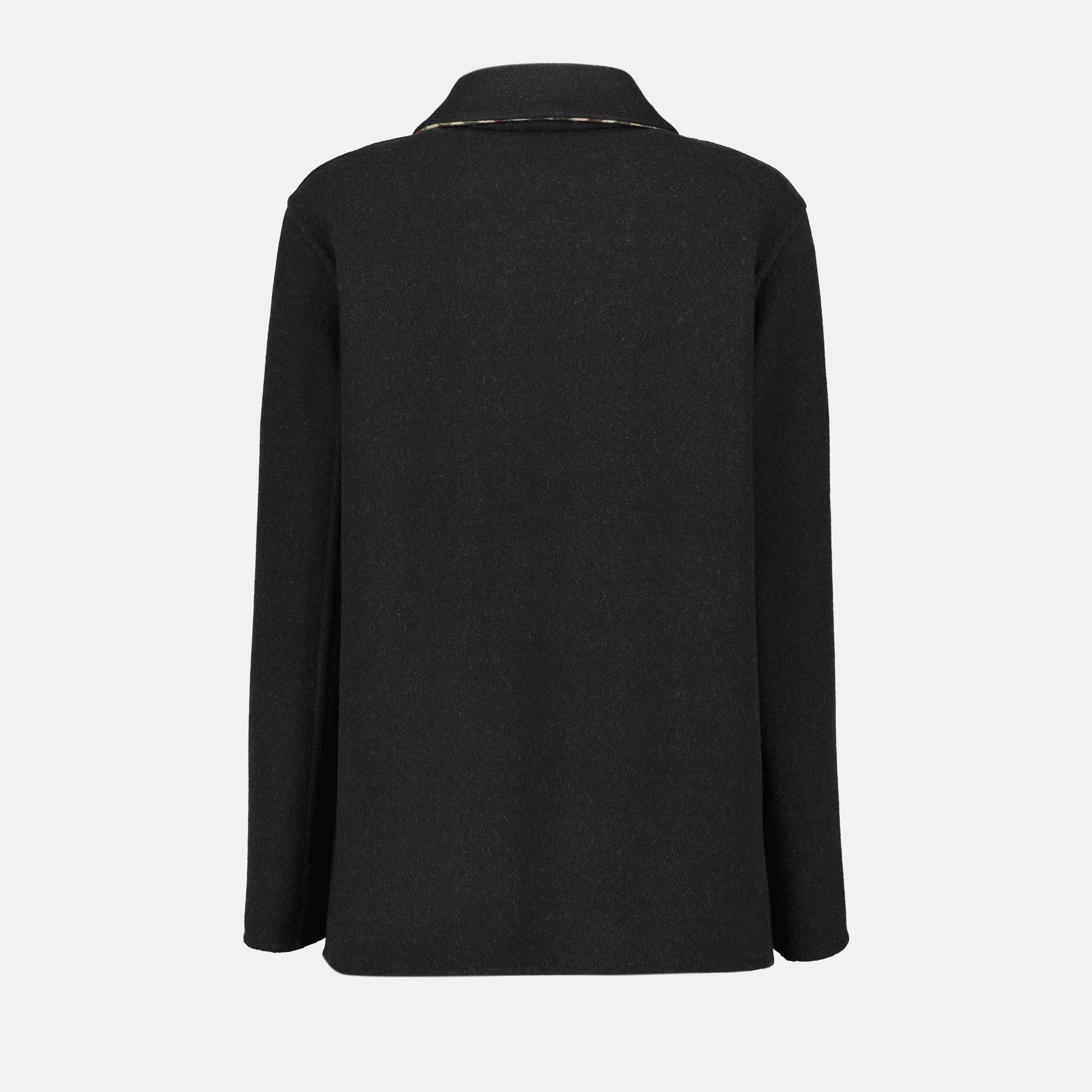 Image de l'article Veste en laine de la marque Burberry pour Femme - Saison Automne-Hiver 2025 - Vue de Dos