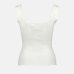 Tops Camisola de Alças Canelada Sorena Iro Branco Femme
