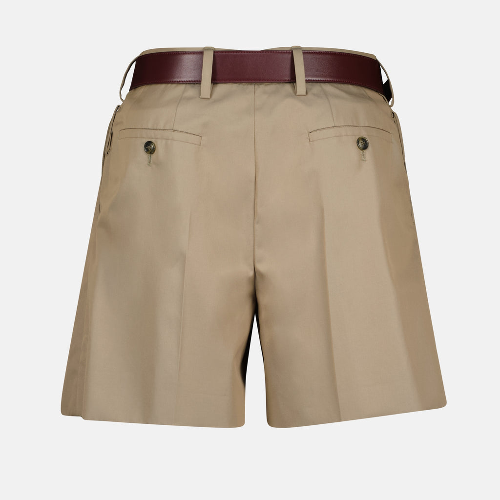 Shorts Short chino Prada Beige Femme