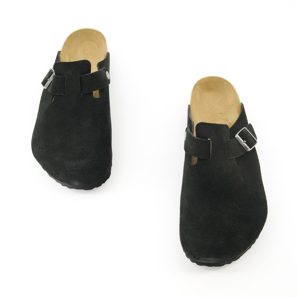 Chaussures ouvertes Mules Boston Birkenstock Noir Homme