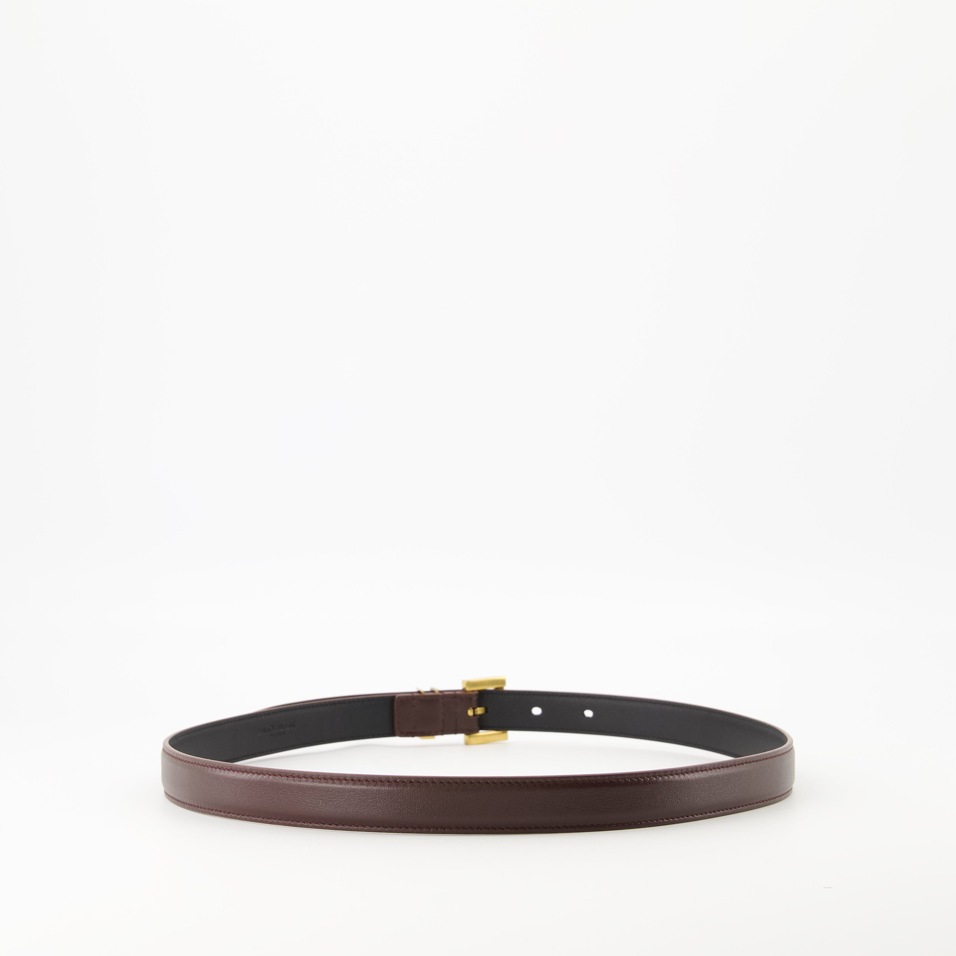 Ceintures Ceinture Cassandre Saint Laurent Bordeaux Femme