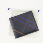 Petite maroquinerie Check Wallets Burberry Bleu foncé Homme