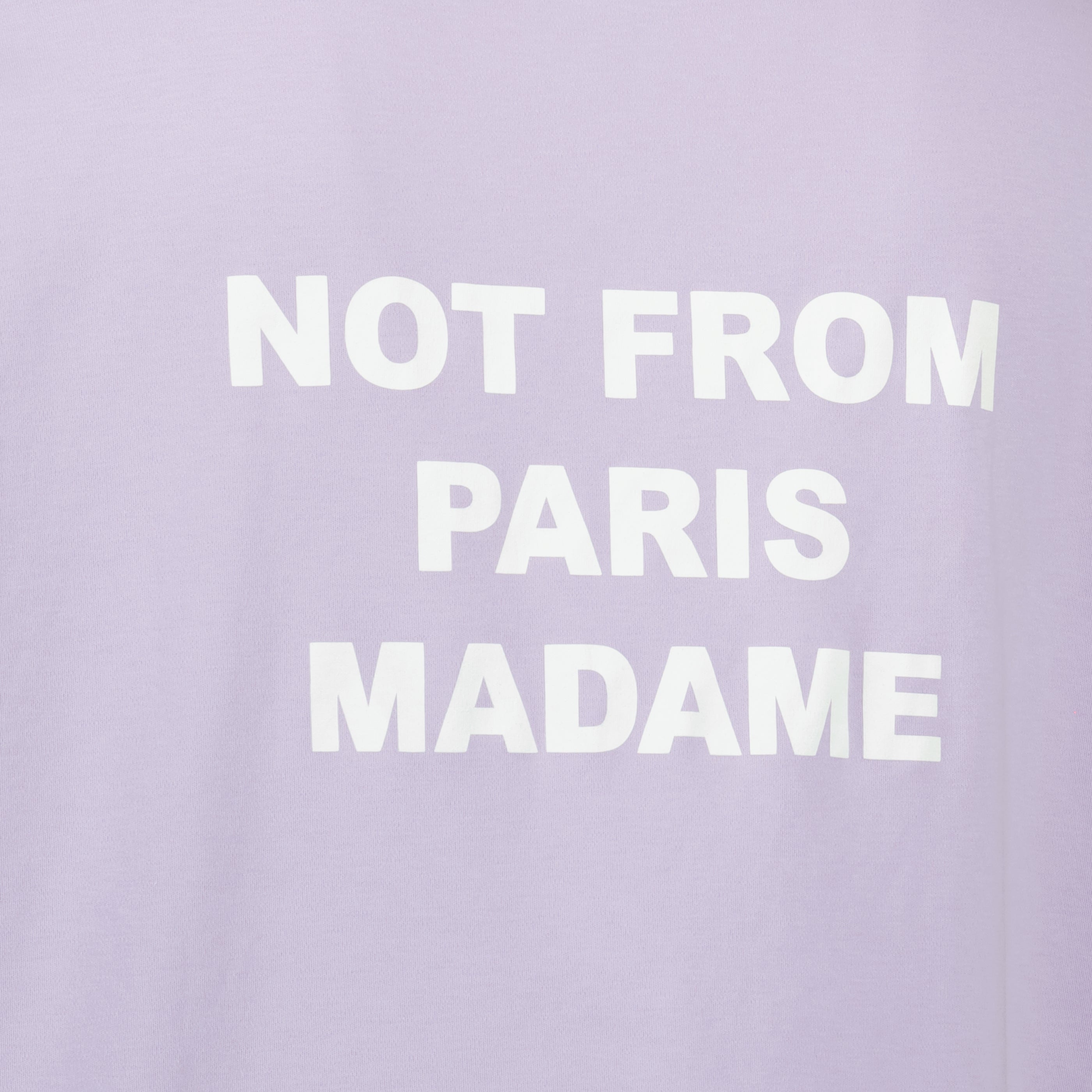 T-shirts Lilac Slogan T-shirt Drole De Monsieur Violet Homme