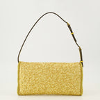 Image de l'article Petit sac DeVain en jacquard doré de la marque Valentino Garavani pour Femme - Saison Printemps-Été 2026 - Vue de Dos