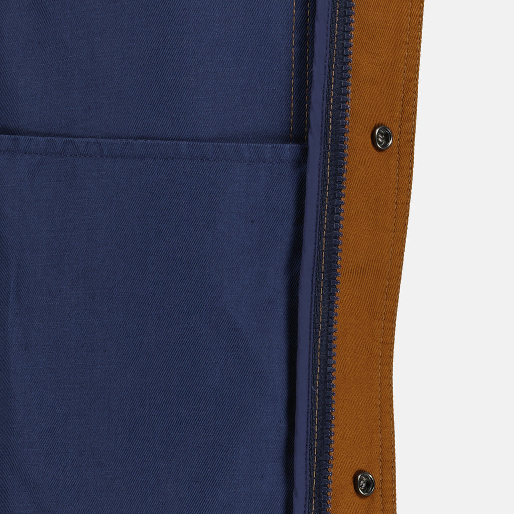 Vestes Surchemise Watagua en coton et lin bleu marine Moncler Bleu Homme