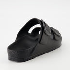 Chaussures ouvertes Sandali Arizona Big Buckle Birkenstock Noir Femme