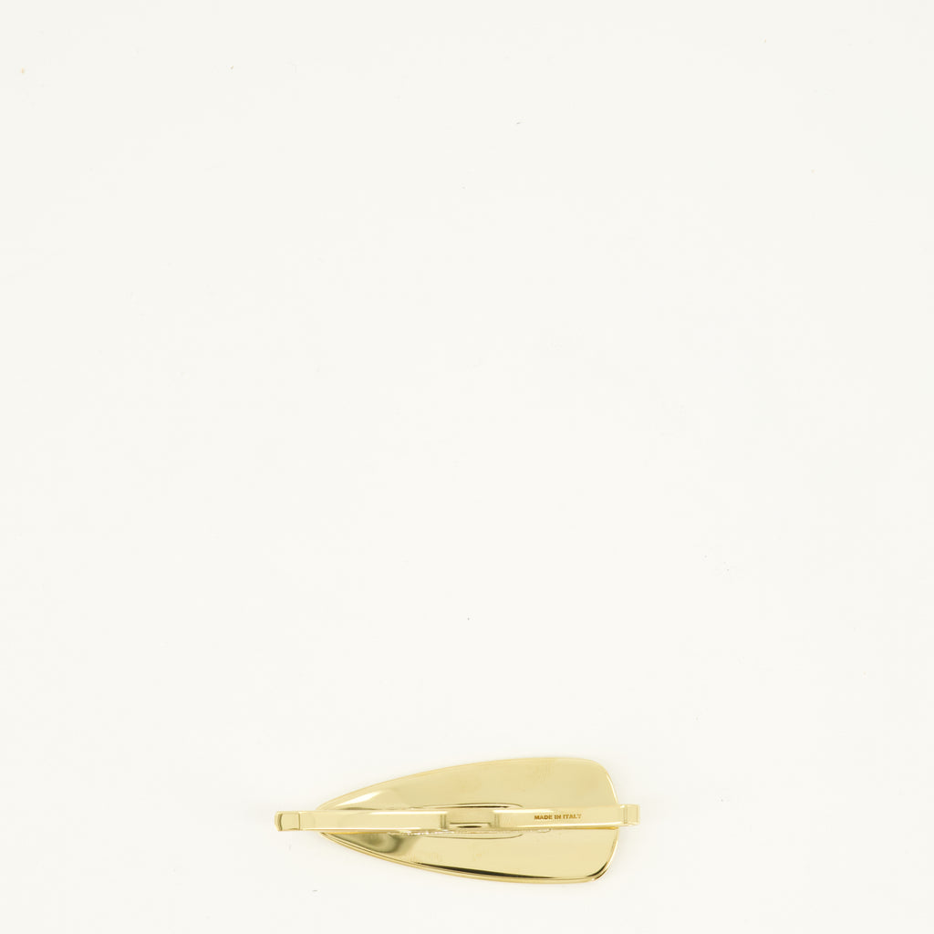 Chapeaux, casquettes et bonnets Clip de Cabelo de Metal Esmaltado Branco Miu Miu Blanc Femme