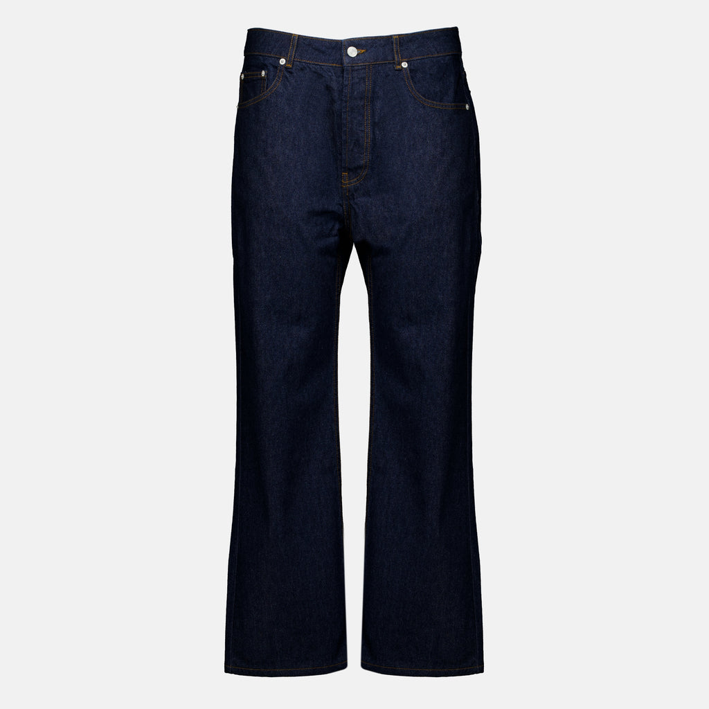 Pantalons Dark Blue Denim Jeans Officine Générale Bleu foncé Homme