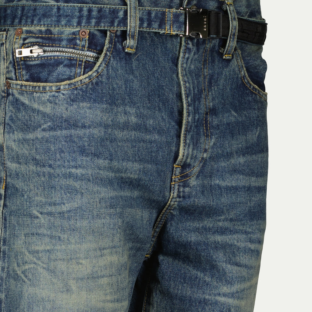 Pantalons Jean droit Beyondexx Sacai Bleu Homme