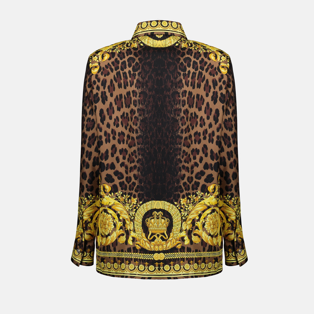 Chemises Chemise Wild Barocco Versace Jaune Femme