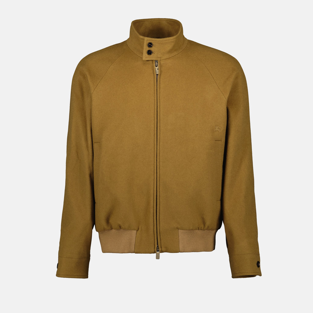 Giacche Bomber in Cashmere Burberry Marrone Homme
