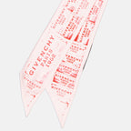 Écharpes, foulards et gants Fita de Cabeça de Seda Givenchy Stamp Givenchy Rose Femme