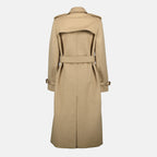 Imagen del abrigo trench largo Kensington de Burberry para mujer - Temporada Otoño-Invierno 2025 - Vista Posterior