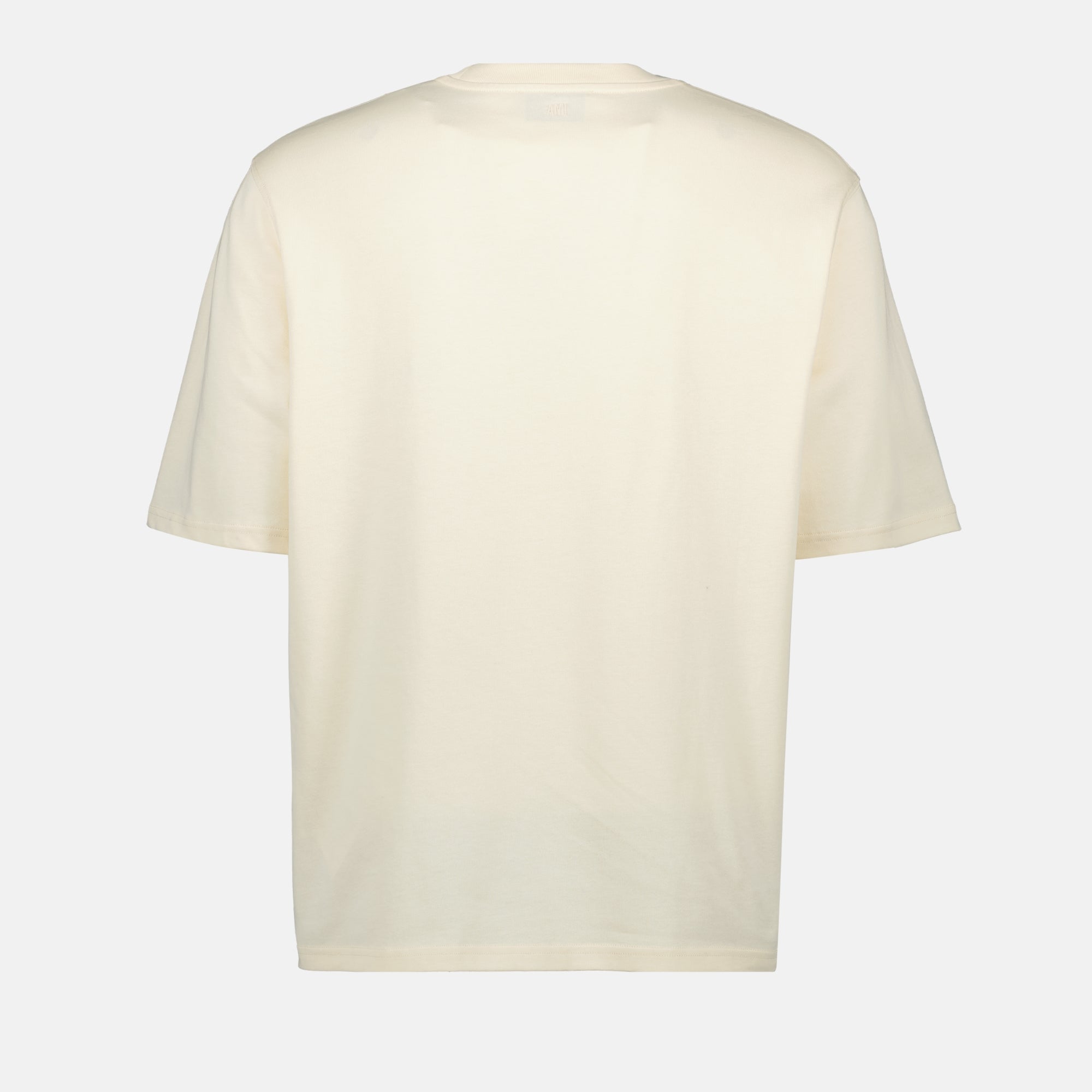 T-shirts T-shirt patch Ami Paris Ami PARIS Beige Unisexe