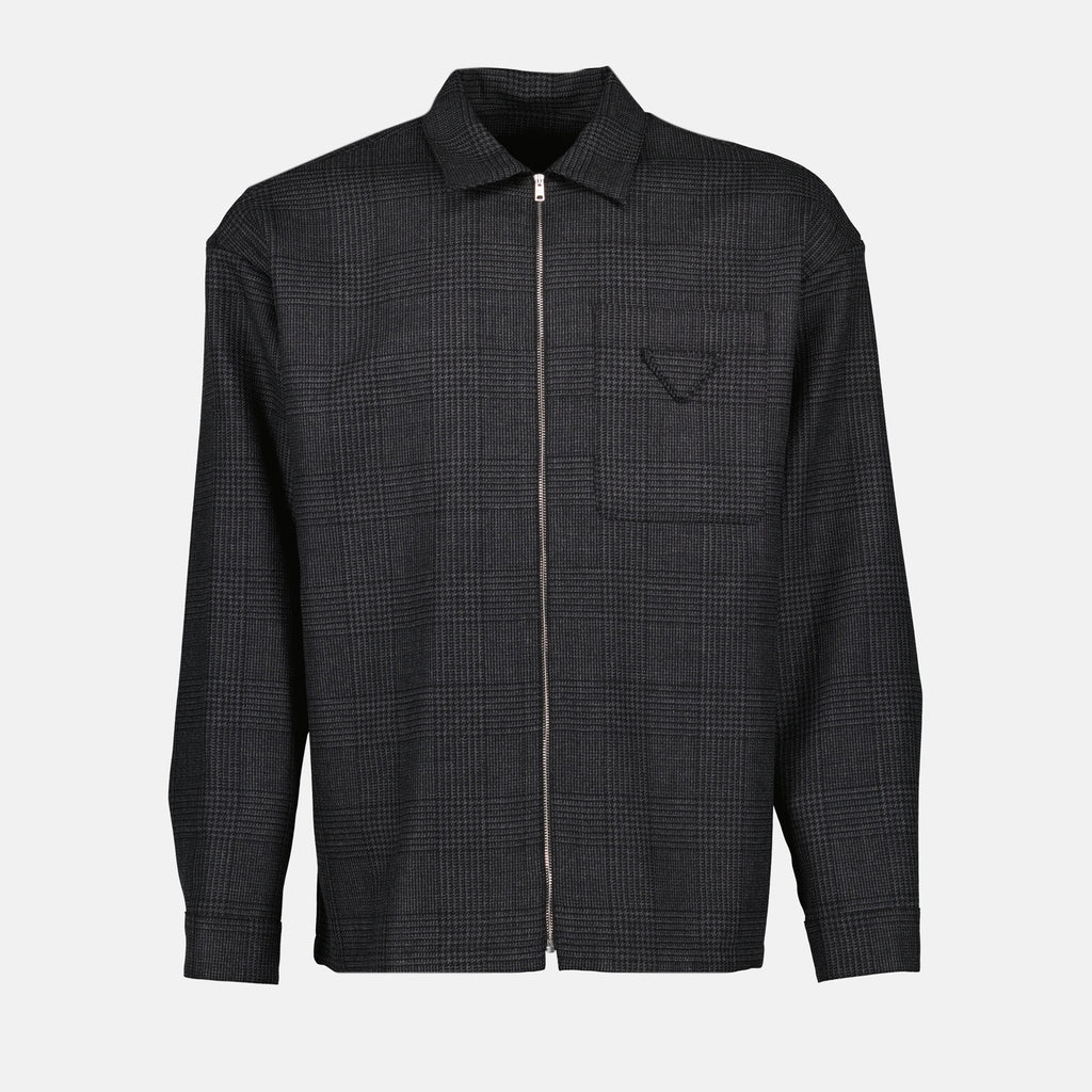 Giacche Veste chemise Prada Grigio Homme