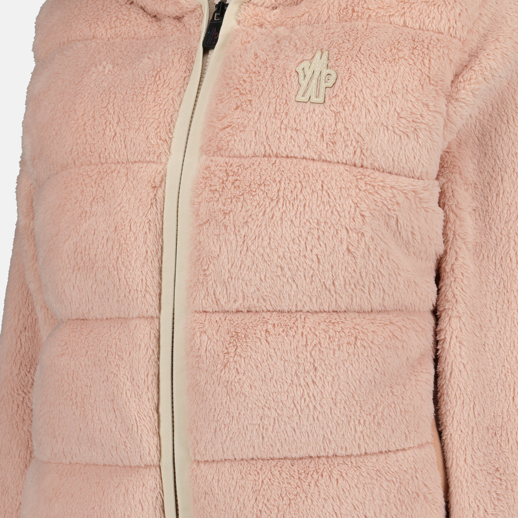 Imagen de la chaqueta rosa con cremallera Polartec® de la marca Moncler Grenoble para Mujer - Temporada Otoño-Invierno 2025 - Vista Detallada_1