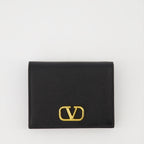 Small leather goods Portefeuille VLogo Signature Valentino Garavani Black Femme